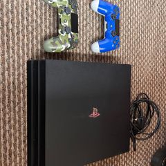 Sony Playstation PS4 Gaming Console Pro 1tb with controllers