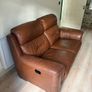 Brown Leather couch Image 3
