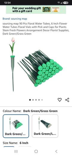 flower stem vials tubes