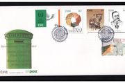 1986 Ireland Anniversaries: Centenary of Dublin, Counsel of Trade Unions, "Woman in Society", Statement of Ireland (Arthur Griffith) and International Year of Peace Stamps An Post First Day Cover