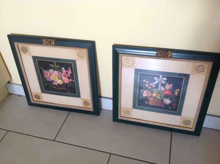 Framed Floral Pictures