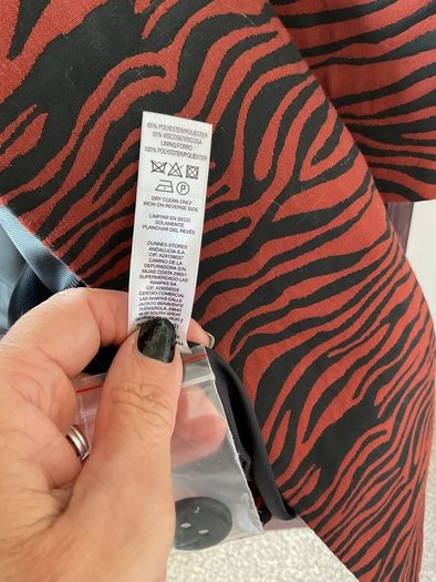 jacket Bnwt gallery animal print Zara size 8