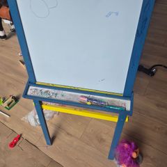 White board and chalk Easel