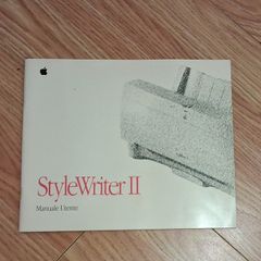 Apple StyleWriter II Italian user manual
