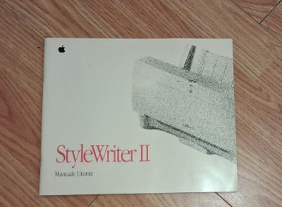 Apple StyleWriter II Italian user manual