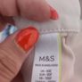 M&S Beige non-wired lightly padded bra size UK40E EU90F Postage included Image 3