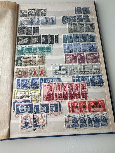 CANADA collection in stamp album
