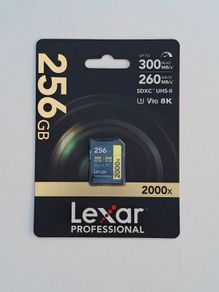 Lexar Sd Card 256gb V90 2000x U3 Uhs 2 8k