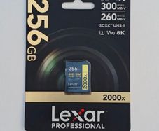 Lexar Sd Card 256gb V90 2000x U3 Uhs 2 8k