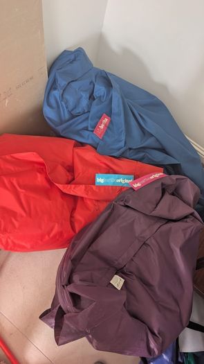 3x Indoor/Outdoor Big Bertha Bean bags