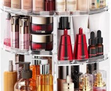 Rotating Makeup Organiser - 9 Tier 360 Spinning Storage - Brand New