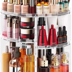 Rotating Makeup Organiser - 9 Tier 360 Spinning Storage - Brand New