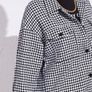 Mono Houndstooth Print Tweed Shacket Image 2