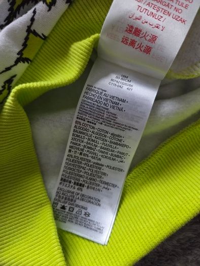 18m, Neon Yeti Graphic Converse Hoddie