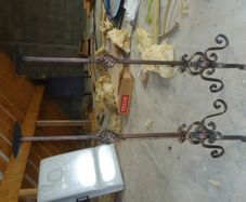 Beautiful Wrought Iron candle sticks
