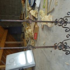 Beautiful Wrought Iron candle sticks