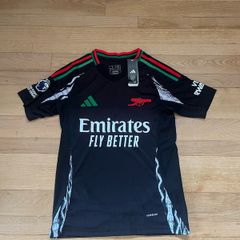 Arsenal 24/25 Black Away Shirt - SAKA 7 (Size S)
