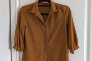 All About You mustard yellow top