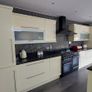 Cream High Gloss Kitchen Image 3