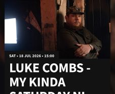 1 Luke Combs ticket - Saturday 18th of July Slane