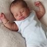 FREE EXPRESS SHIPPING Reborn Baby Dolls That Look Real 21 Inch Sleeping Newborn Baby Boy Soft Silicone Vinyl Lifelike Baby Dolls Image 3