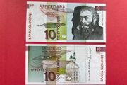 Slovenia 10 Tolarjev  1992  Pick 11.  ( Uncirculated )