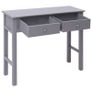 Console Table Grey 90x30x77 cm Wood Image 3