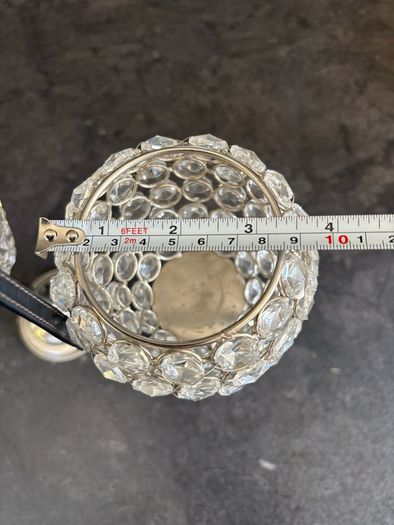 Glass tealight holders