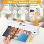 A3 Laminator with 30 Laminating Pouches - Fast 60s Warm Up & 355mm/min Lamination, All-in-1 Laminator Machine with Never Jam Technolagy, Support A3/A4/A5/A6, Perfect for Office Home School Image 6