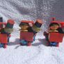 MAGIC ROUNDABOUT TRAIN ENGINES (Corgi 851) - three vintage diecast engines with figures (early 1970's) Image 4