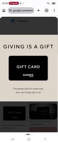 Dunnes card