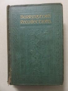 Recollections of Jonah Barrington; George Bermingham