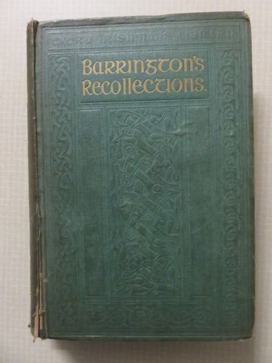 Recollections of Jonah Barrington; George Bermingham