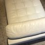 IKEA Landskrona Chaise longue, add-on unit, beige leather Image 9