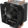 Master Hyper H412R CPU Air Cooler - Low-Profile Cooling System, Direct Contact Technology, 4 Copper Heat Pipes, Compact Aluminium Heatsink with 92mm PWM Fan - AMD & Intel Compatible for Desktop Image 2