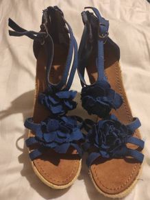 Nine west wedges blue