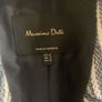 Stylish striped navy white blazer Massimo Dutti 12 Image 3