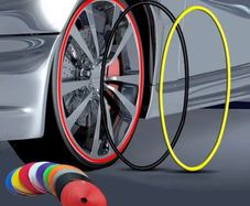 Car Tyre wheel alloy tire protector black