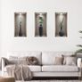3D Wall Stickers Living Room 3D Wall Art Stickers, Realistic 3D Window View Scenery Wall Sticker, Vase Wall Decal, Plant Wall Stickers for Bedrooms Bathroom Kitchen Wall Deco Image 2