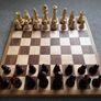 Handmade Chessboard - Walnut, Maple and Oak with Large Chess Pieces Image 5