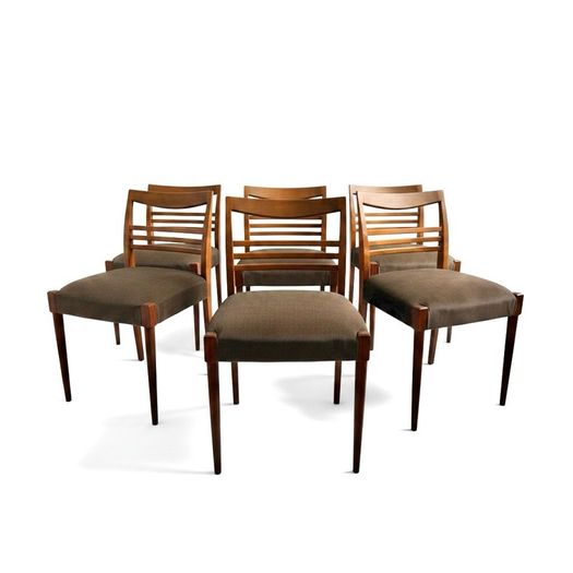 midcentury retro vintage dining chair set