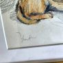 David Thompson Signed Border Terrier Limited Edition Art Print Image 4
