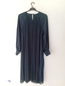Ladies accirdian pleated dress size L