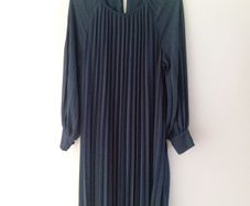 Ladies accirdian pleated dress size L