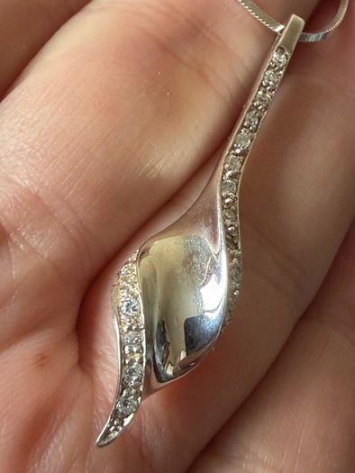 silver necklace