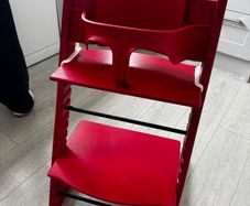 Stokke Tripp Trapp High Chair with Baby Set Red