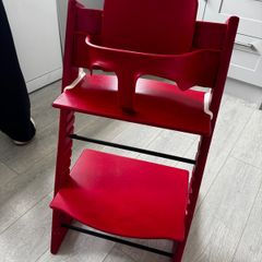 Stokke Tripp Trapp High Chair with Baby Set Red