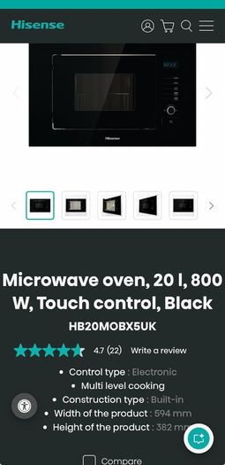 Built in microwave