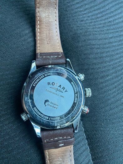 Rotary Men's Chronograph Pilot Style Watch (Model GS03642/05)