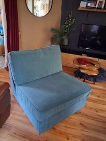 One-Seat Sofa Bed with 2 sets of loose covers